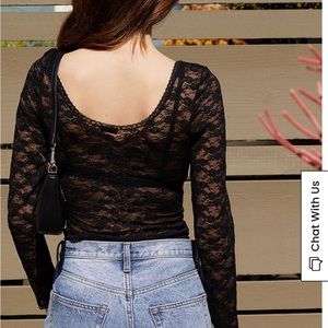 Vintage Lace Long Sleeve Top